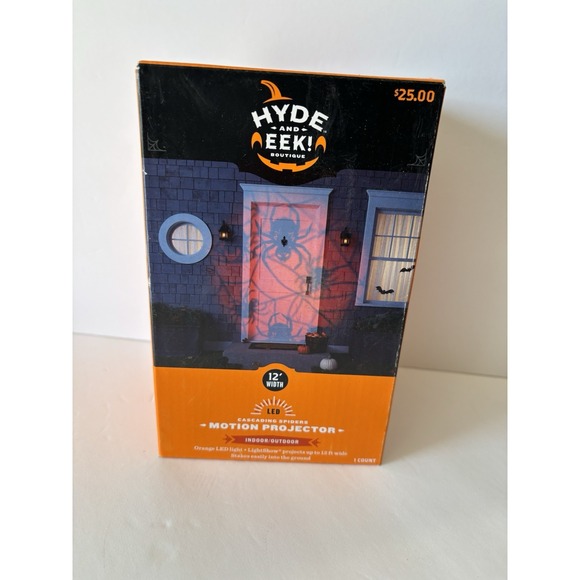 HYDE AND EEK! indoor/outdoor  Cascading Spiders Motion Projector NEW - Picture 1 of 4